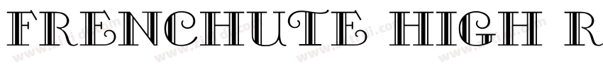 Frenchute High Regul字体转换